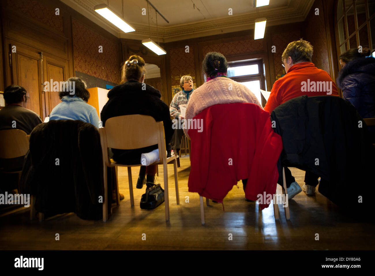 Ospedale psichiatrico Foto Stock