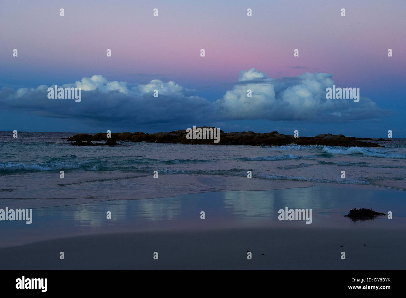 Australia, blu ora, il mare, il Monte Guglielmo, parco nazionale, riflessione, Tasmania, Victoria Foto Stock