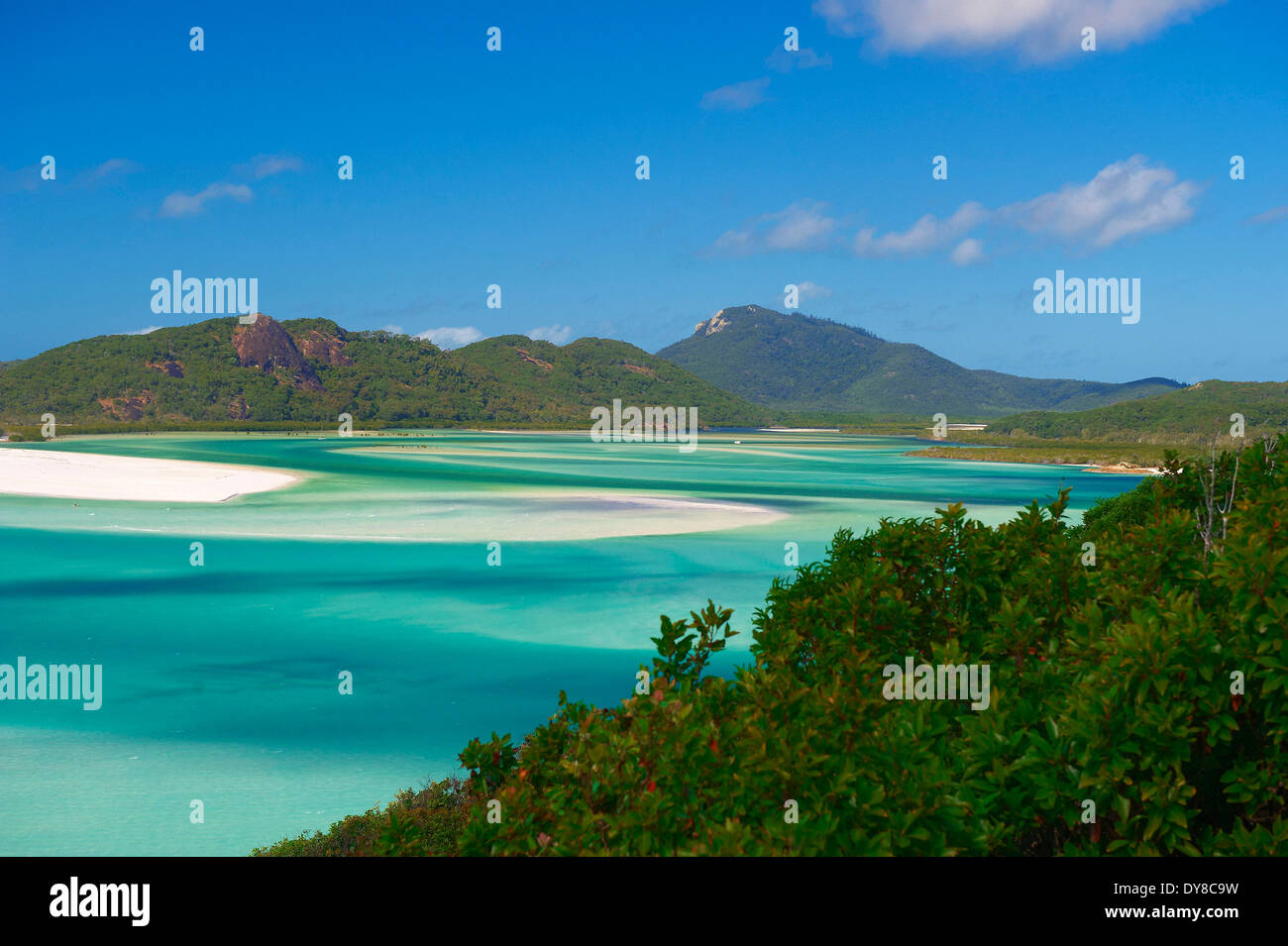 Australia, isola, mare, Queensland, spiaggia, mare, Whitsunday Island, vacanze, ferie Foto Stock