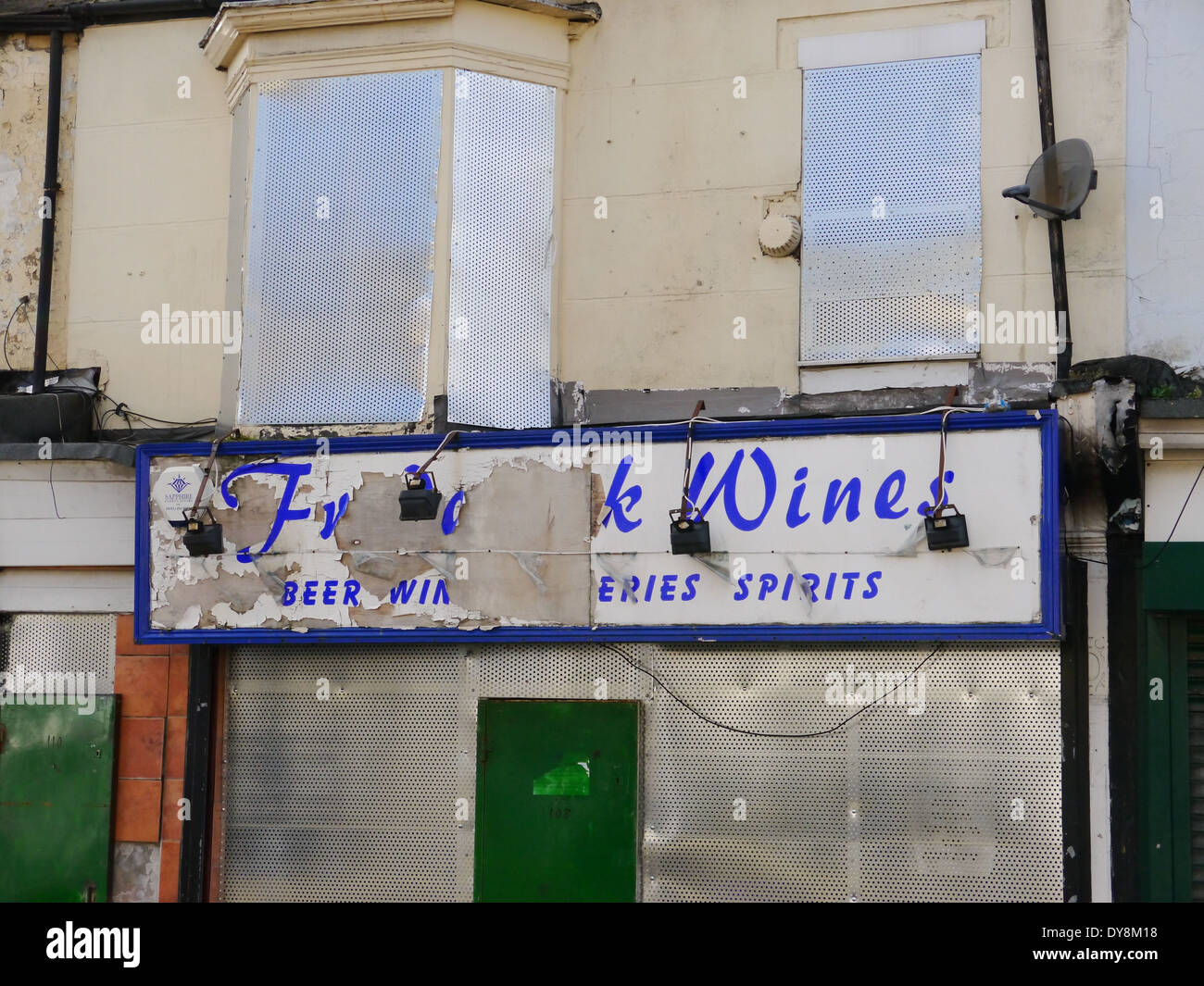 Urban abbandono Foto Stock