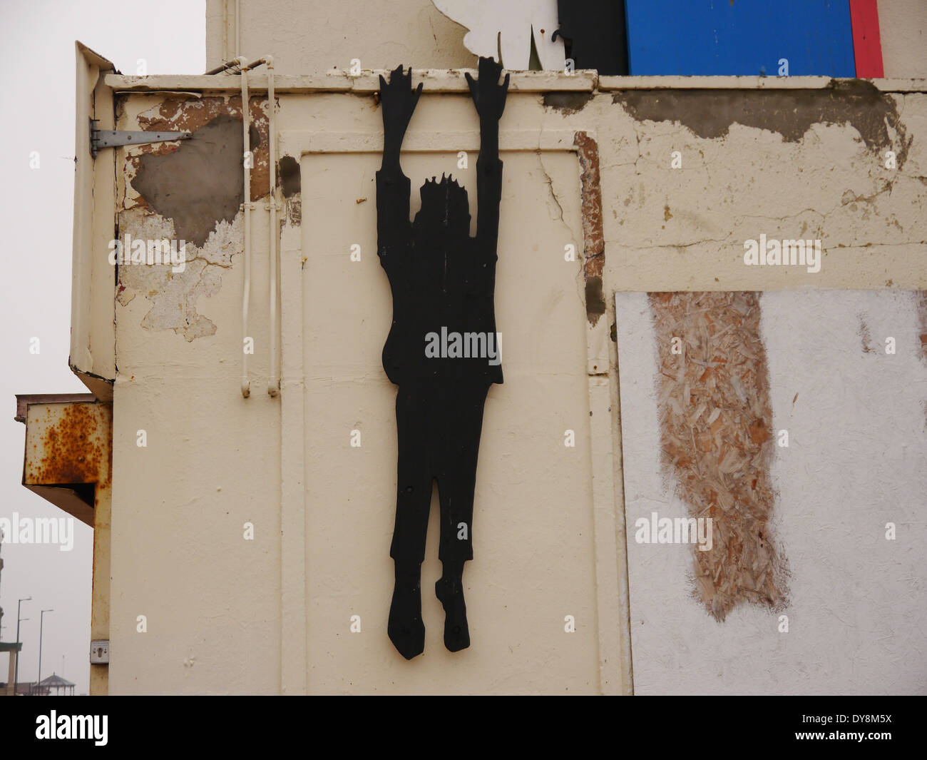 Abbandonata, abbandonata Regent Cinema, Redcar, Cleveland. Il paesaggio urbano. Foto Stock