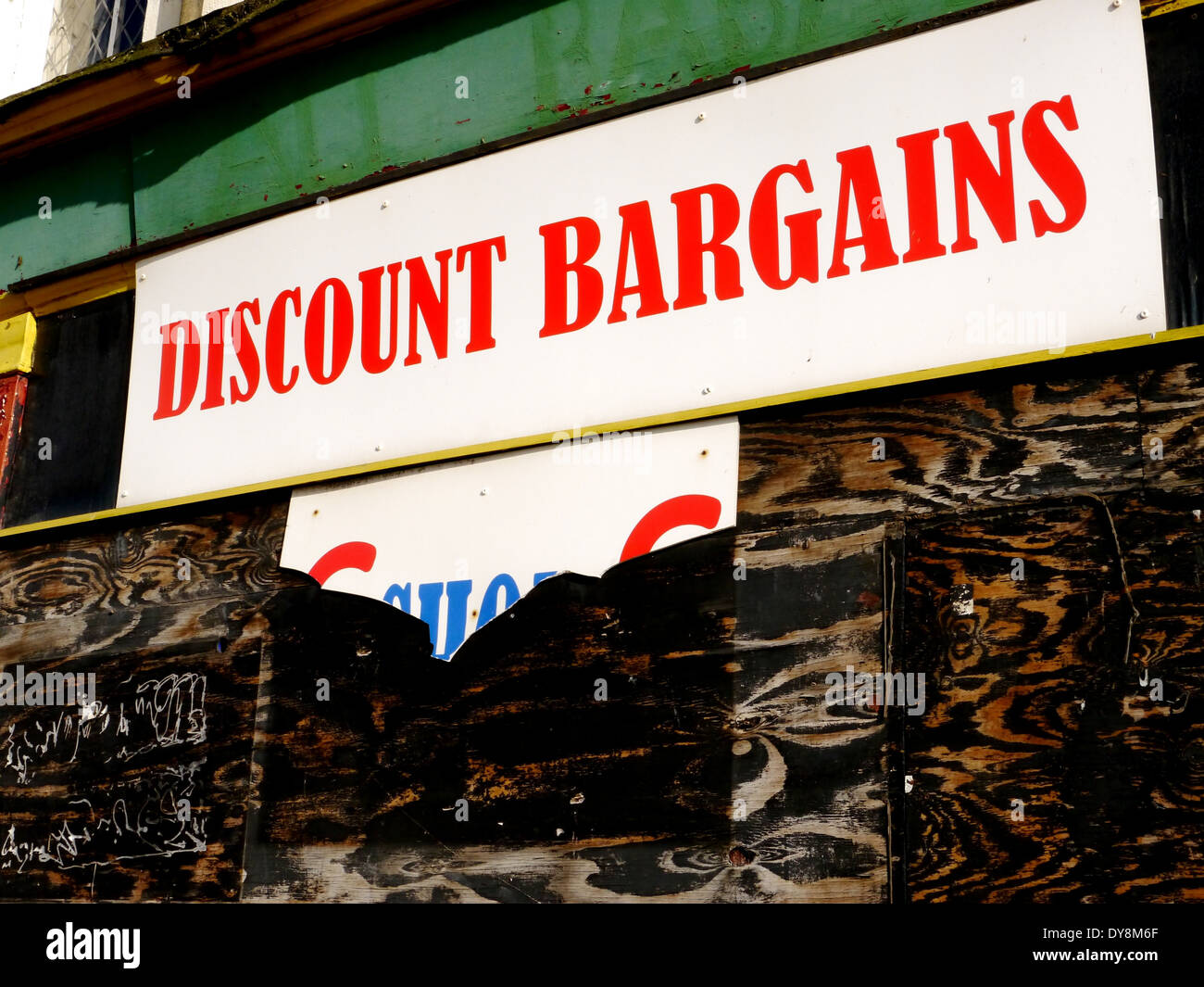 Urban abbandono Foto Stock