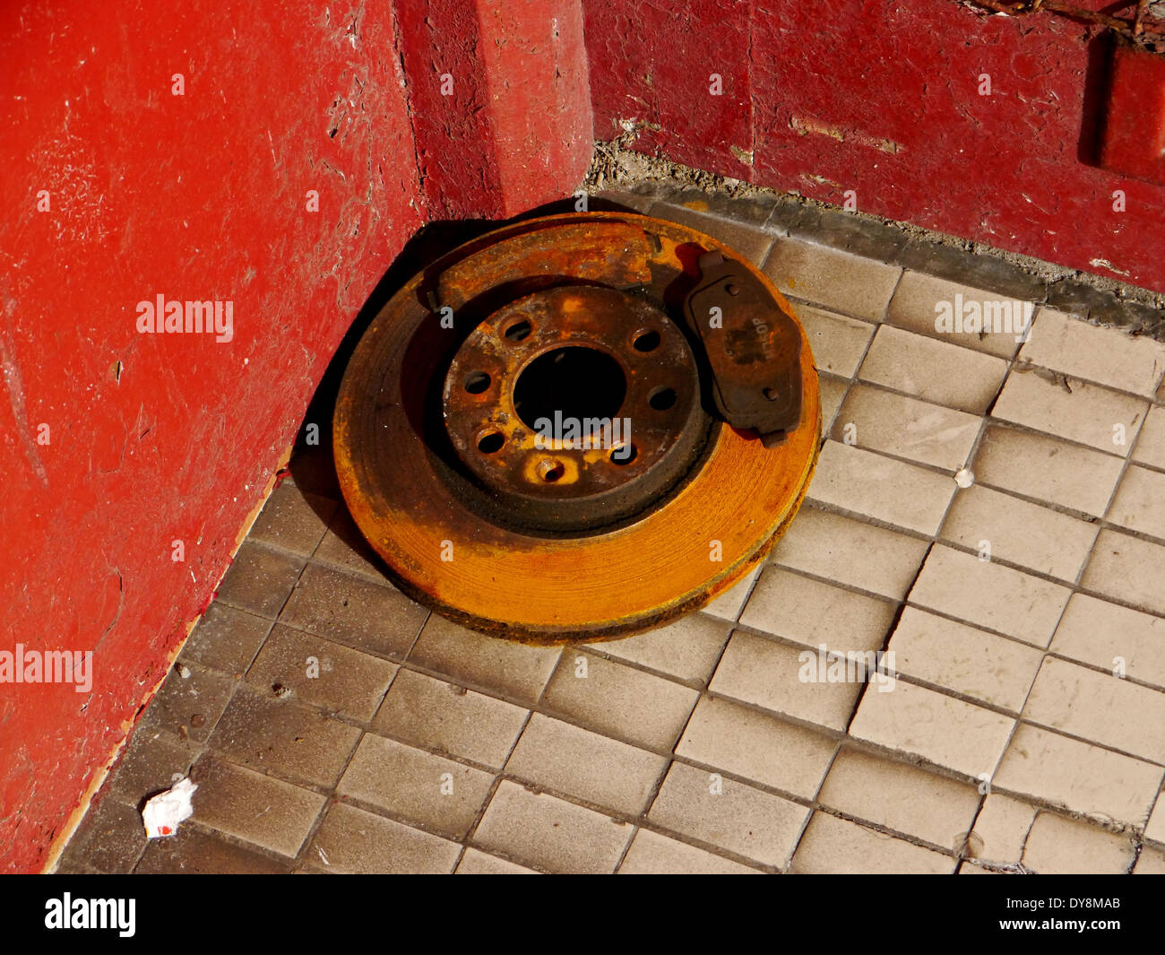 Urban abbandono Foto Stock