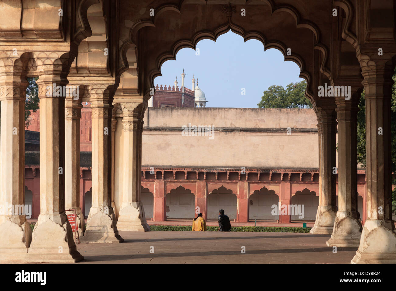 India, Uttar Pradesh, Agra, al Forte di Agra Foto Stock