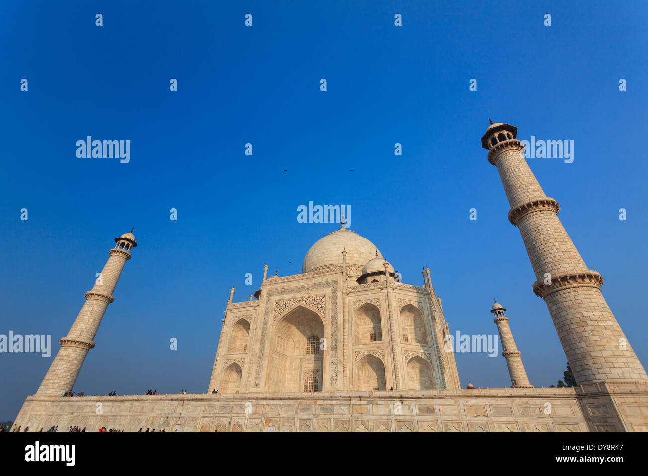 India, Uttar Pradesh, Agra il Taj Mahal (Sito UNESCO) Foto Stock