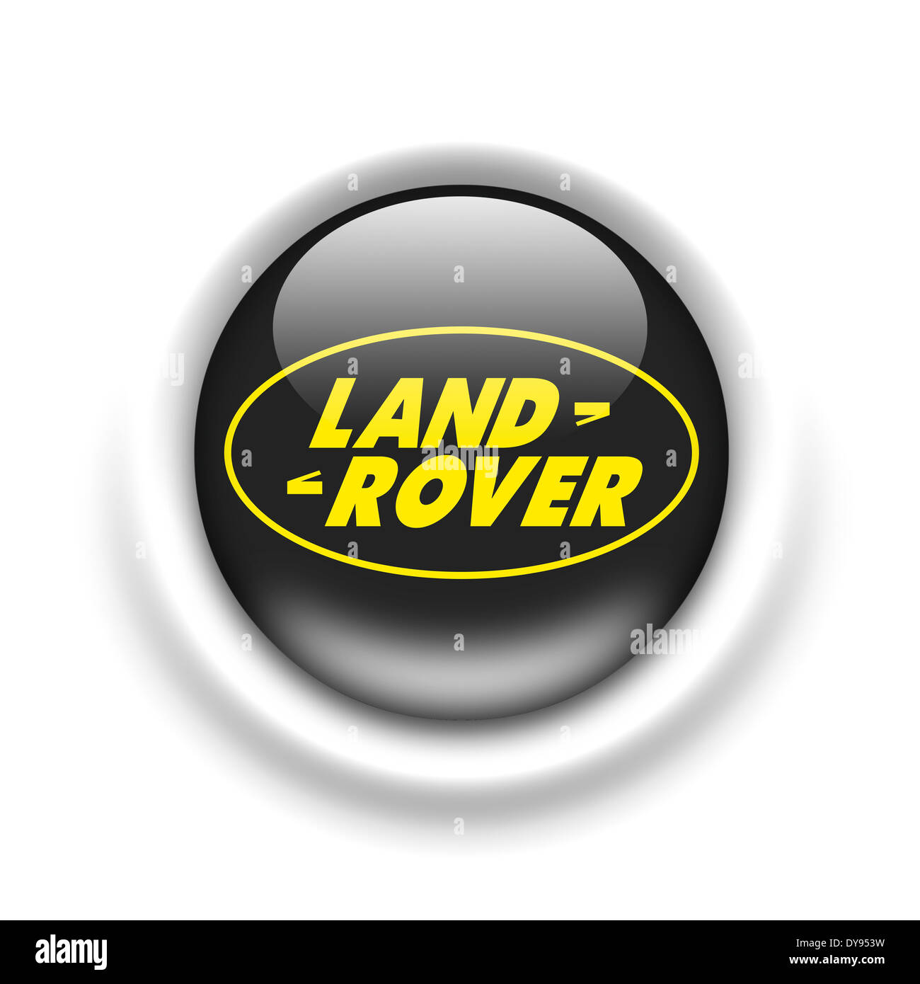 Land Rover icona logo emblema simbolo bandiera Foto Stock