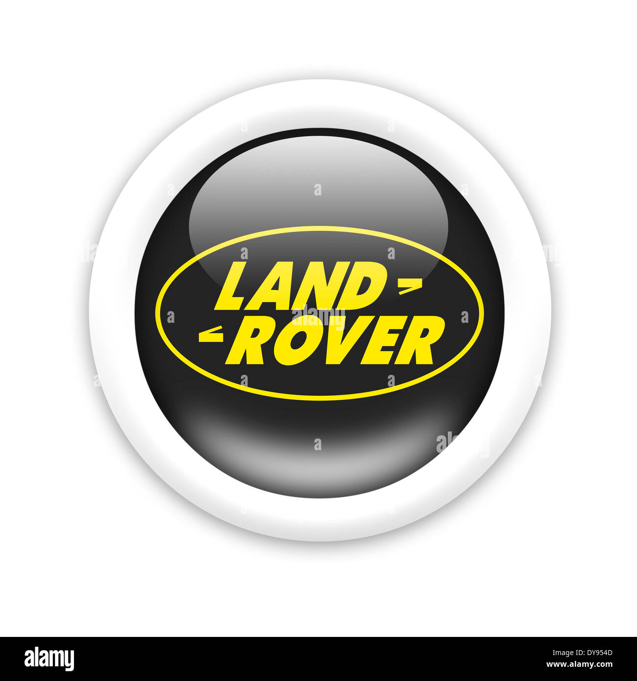 Land Rover icona logo emblema simbolo bandiera Foto Stock