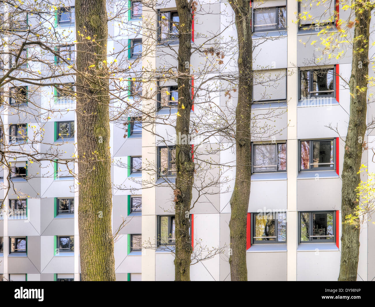 Residence studentesco, Norimberga, Germania Foto Stock