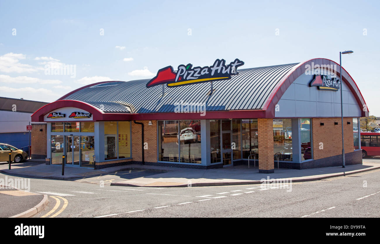 Un Pizza Hut edificio negozio o supermercato o fast food Foto Stock