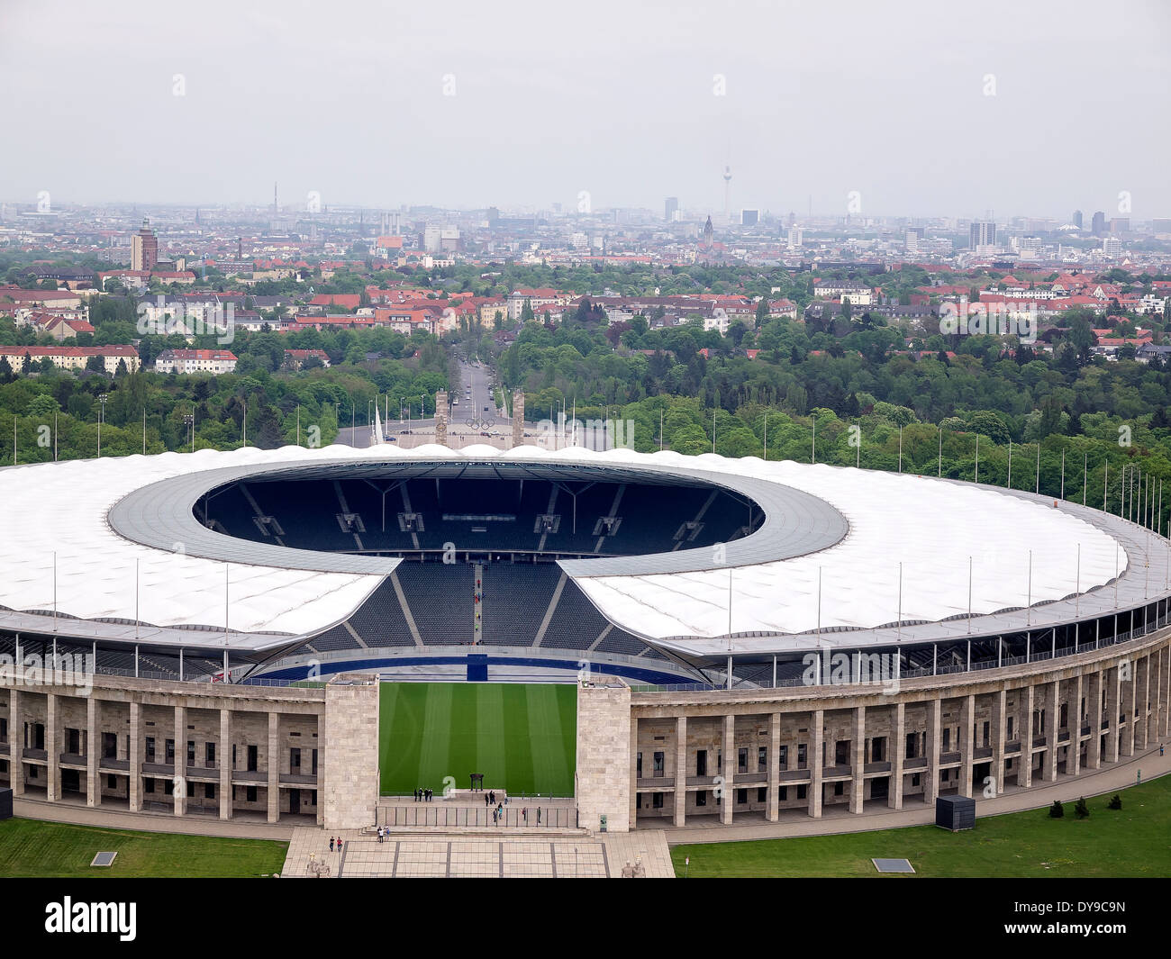 Stadio olimpico di Berlino, Germania Foto Stock