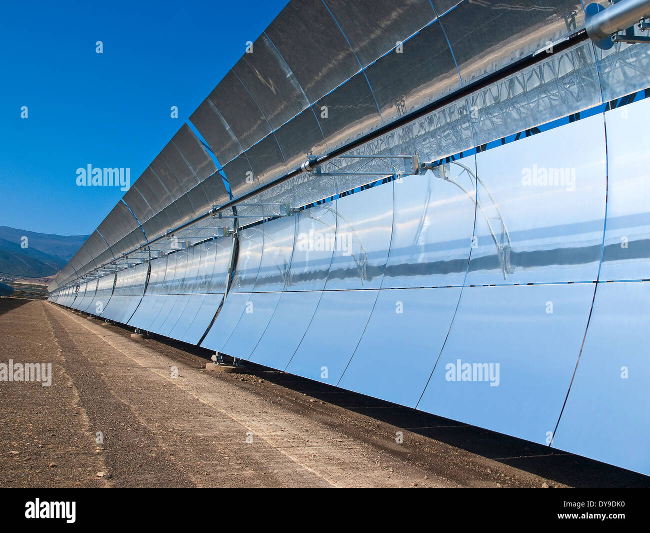 Energia solare termica power plant Andasol 1, Spagna Foto Stock