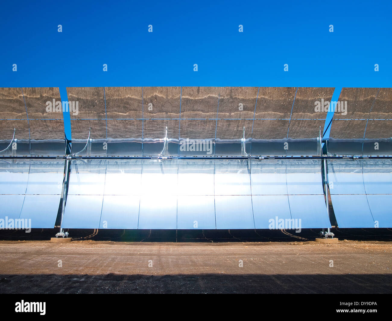 Energia solare termica power plant Andasol 1, Spagna Foto Stock