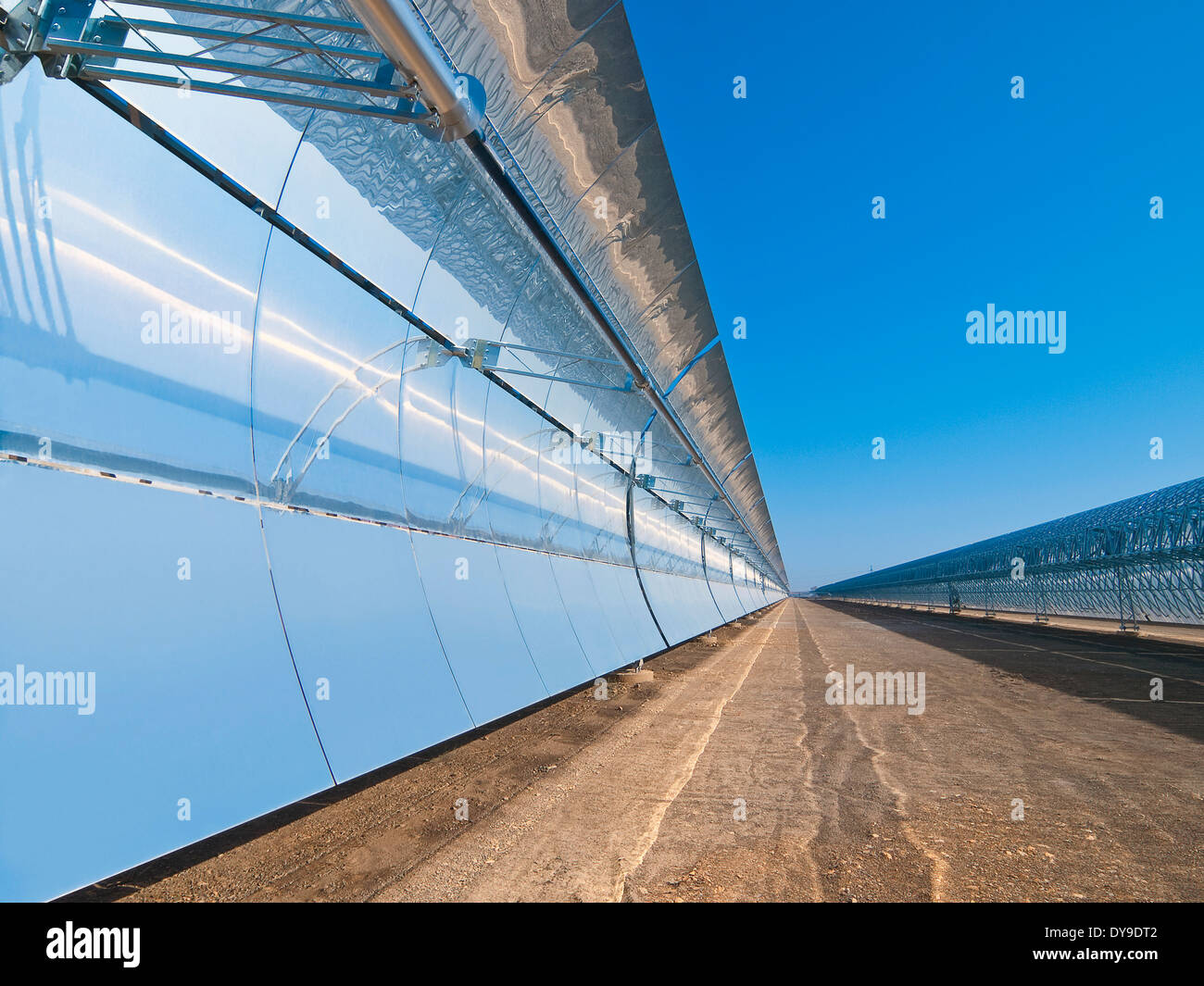 Energia solare termica power plant Andasol 1, Spagna Foto Stock