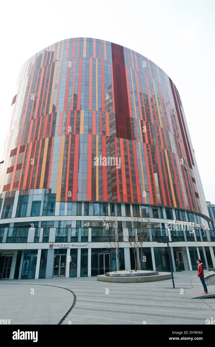 Sanlitun SOHO centri commerciali, uffici e edifici di appartamenti nel centro di Sanlitun Area nel quartiere di Chaoyang, Beiijing, Cina Foto Stock