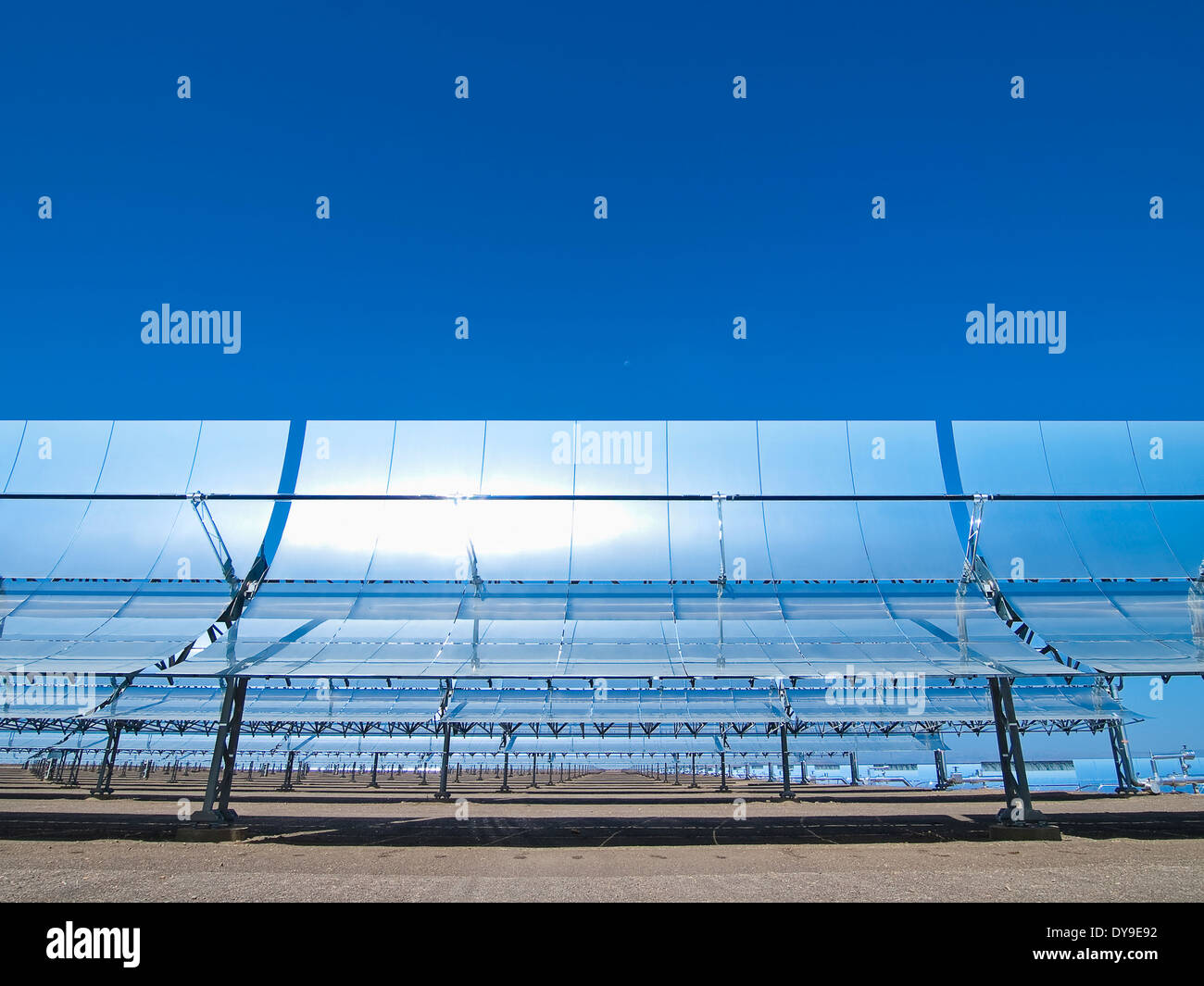 Energia solare termica power plant Andasol 1, Spagna Foto Stock