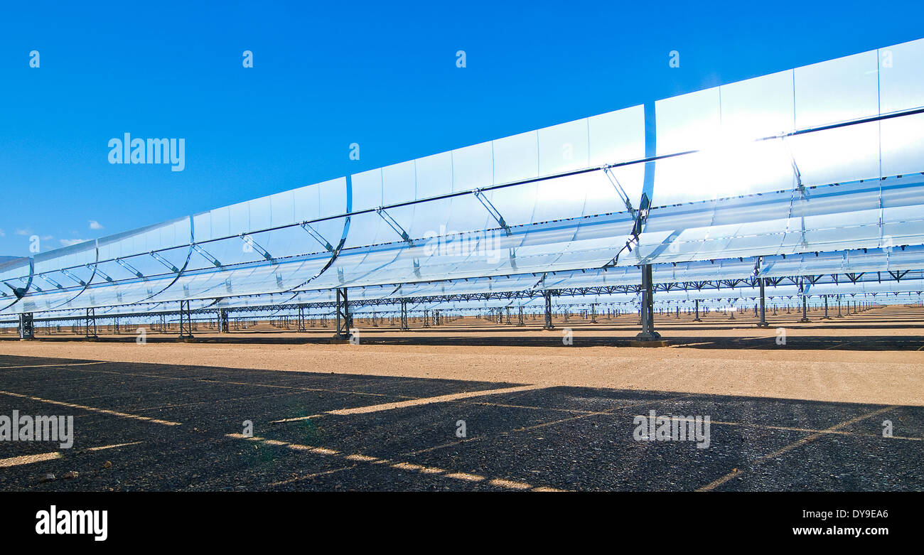 Energia solare termica power plant Andasol 1, Spagna Foto Stock