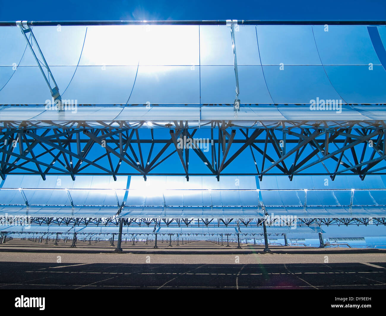 Energia solare termica power plant Andasol 1, Spagna Foto Stock