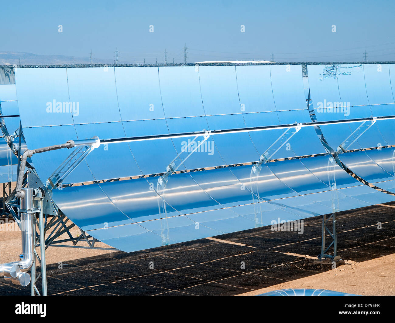 Energia solare termica power plant Andasol 1, Spagna Foto Stock