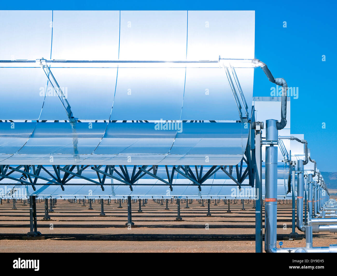 Energia solare termica power plant Andasol 1, Spagna Foto Stock