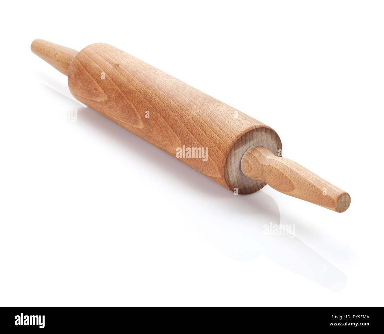 La laminazione di legno pin. Isolato su sfondo bianco Foto Stock