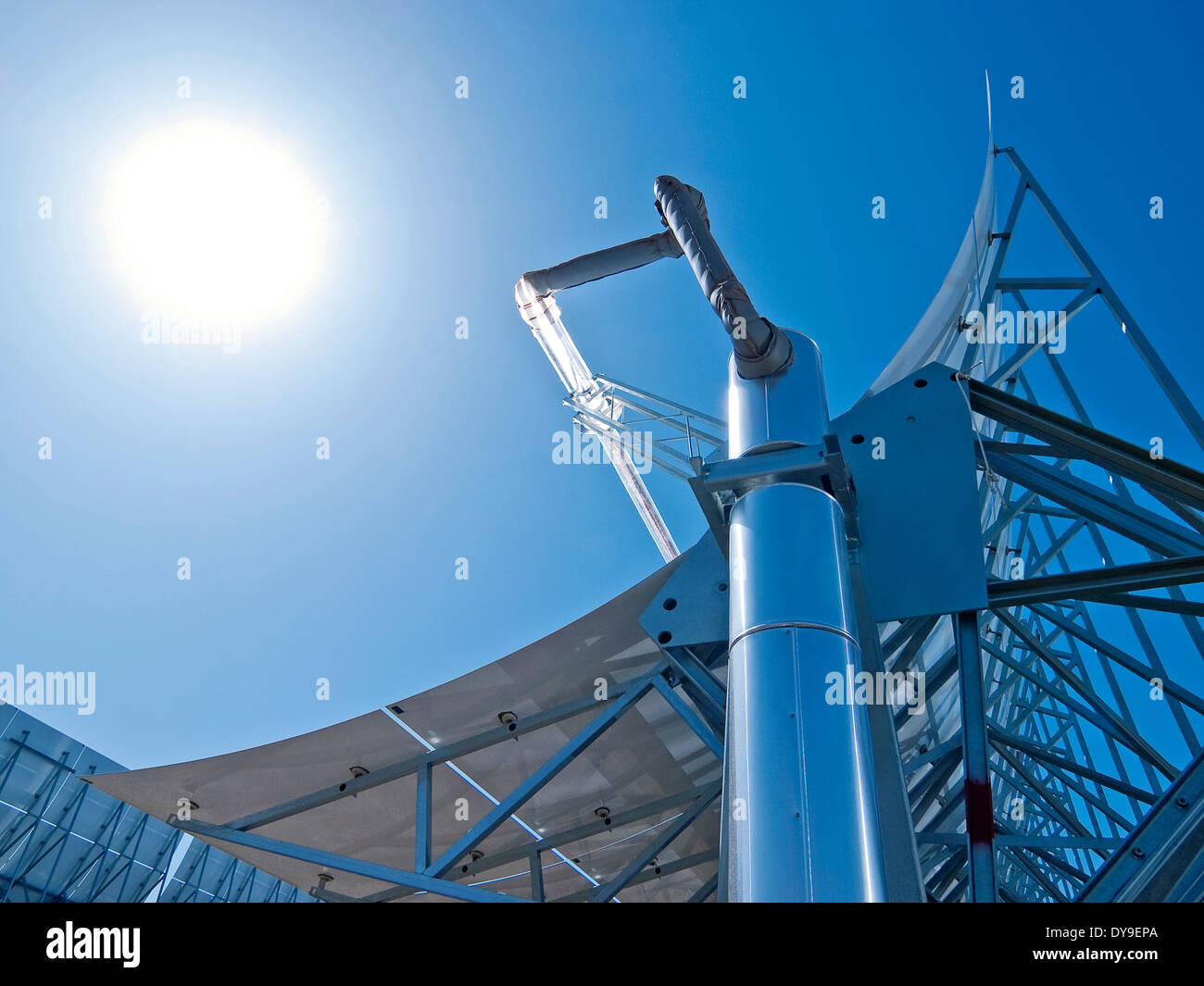 Energia solare termica power plant Andasol 1, Spagna Foto Stock
