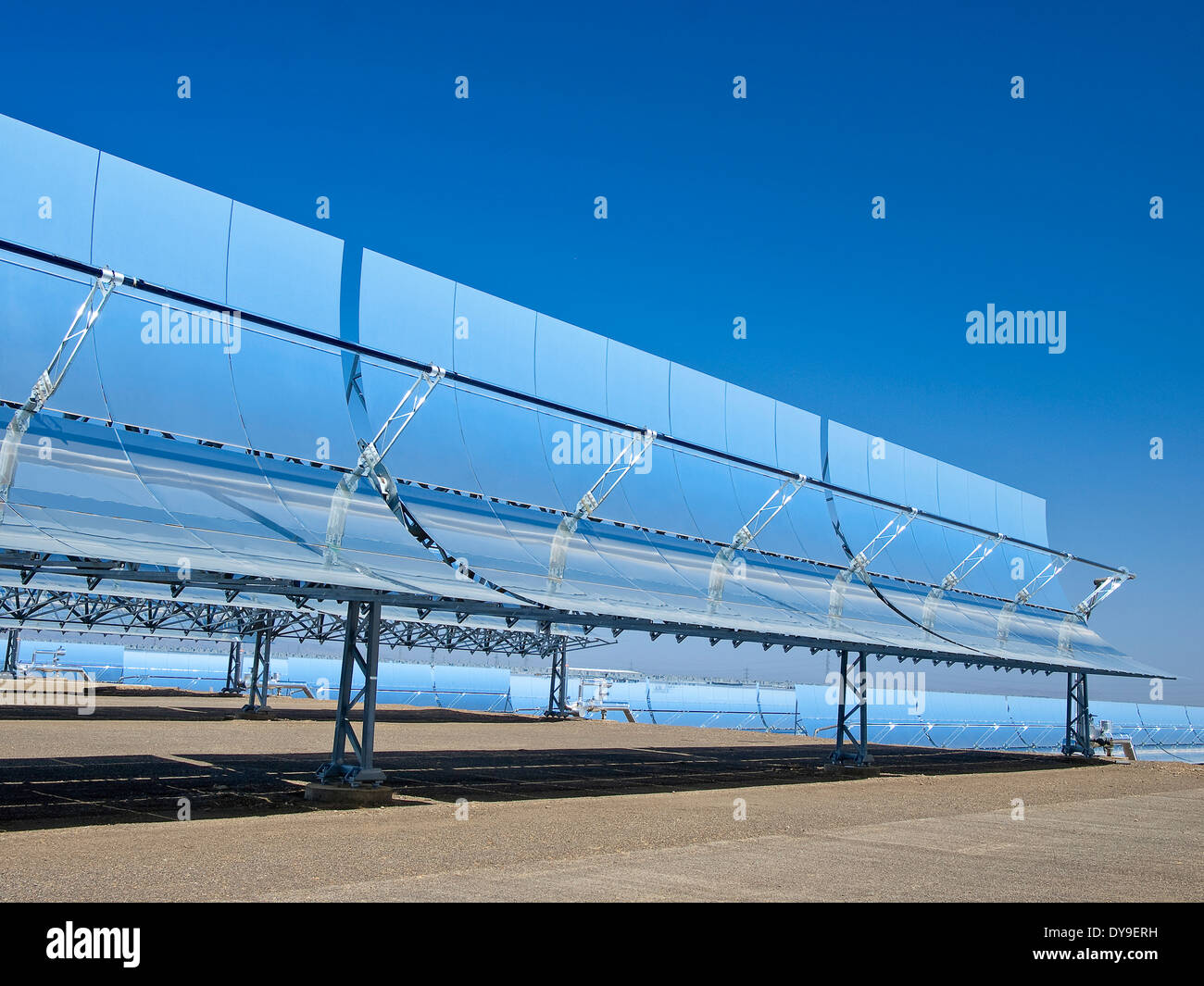 Energia solare termica power plant Andasol 1, Spagna Foto Stock