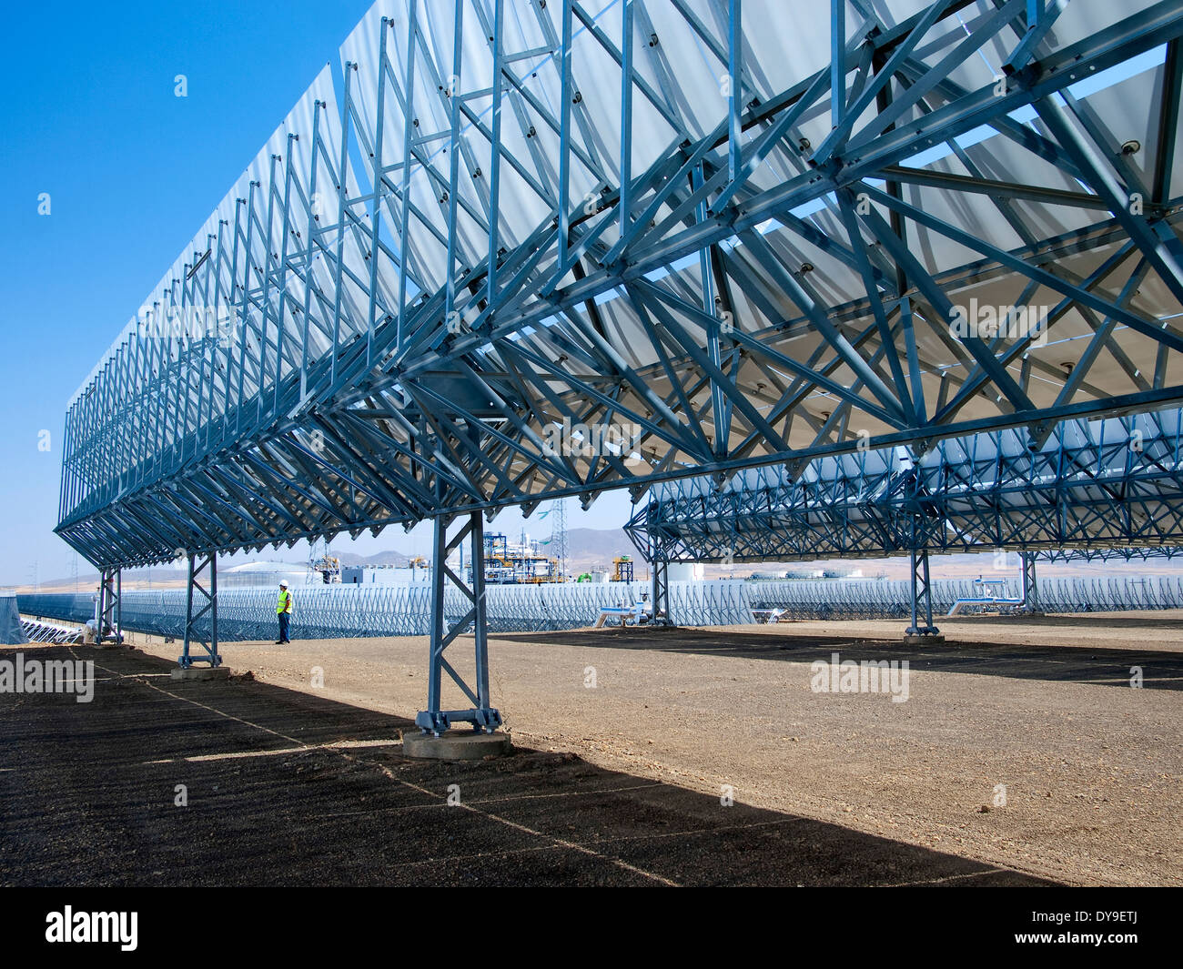 Energia solare termica power plant Andasol 1, Spagna Foto Stock
