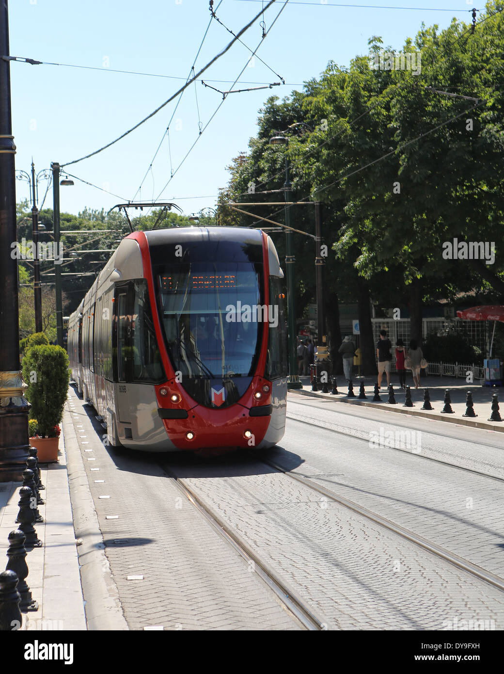 Linea del tram t1 istanbul immagini e fotografie stock ad alta