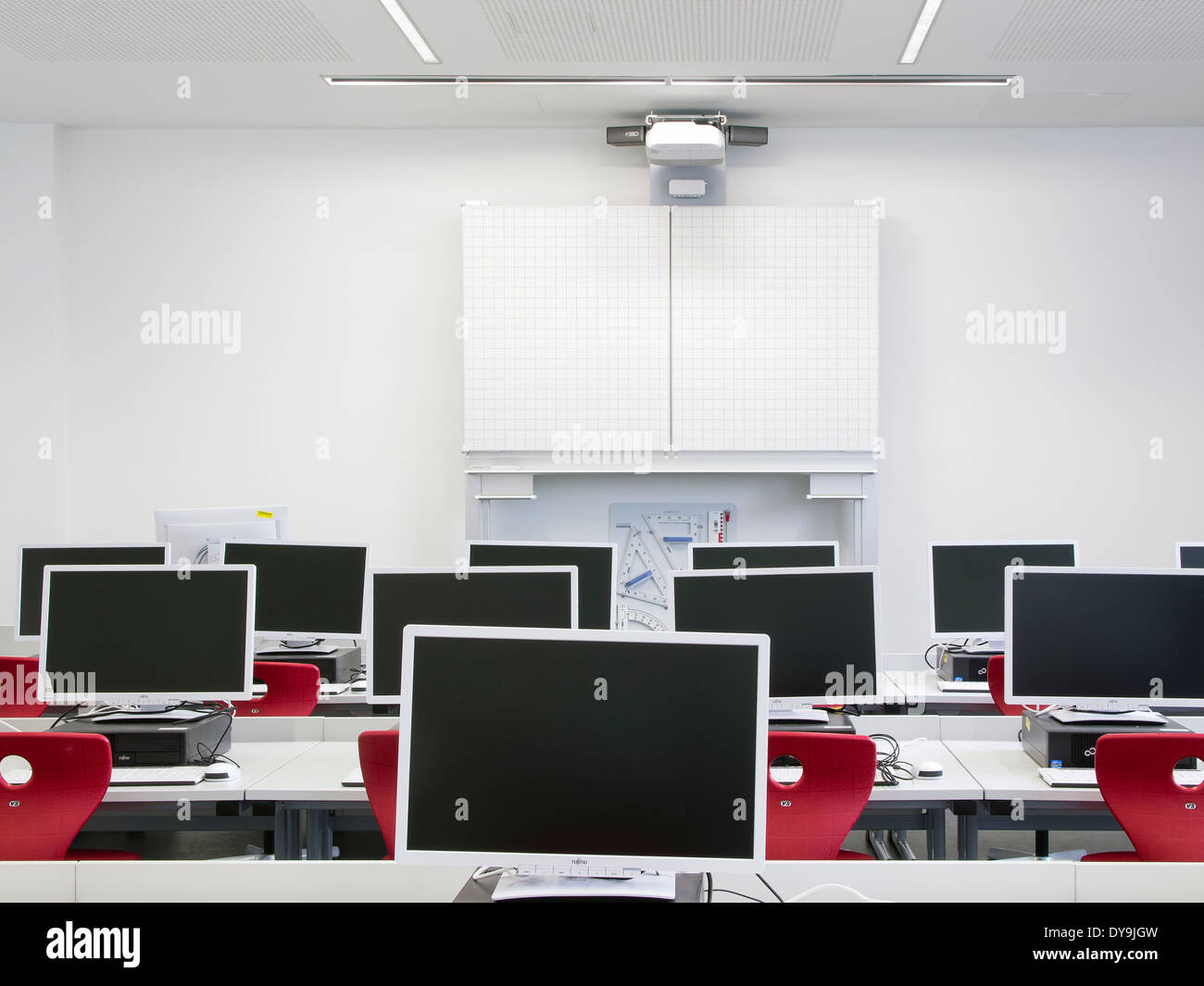 Laboratorio di informatica Foto Stock