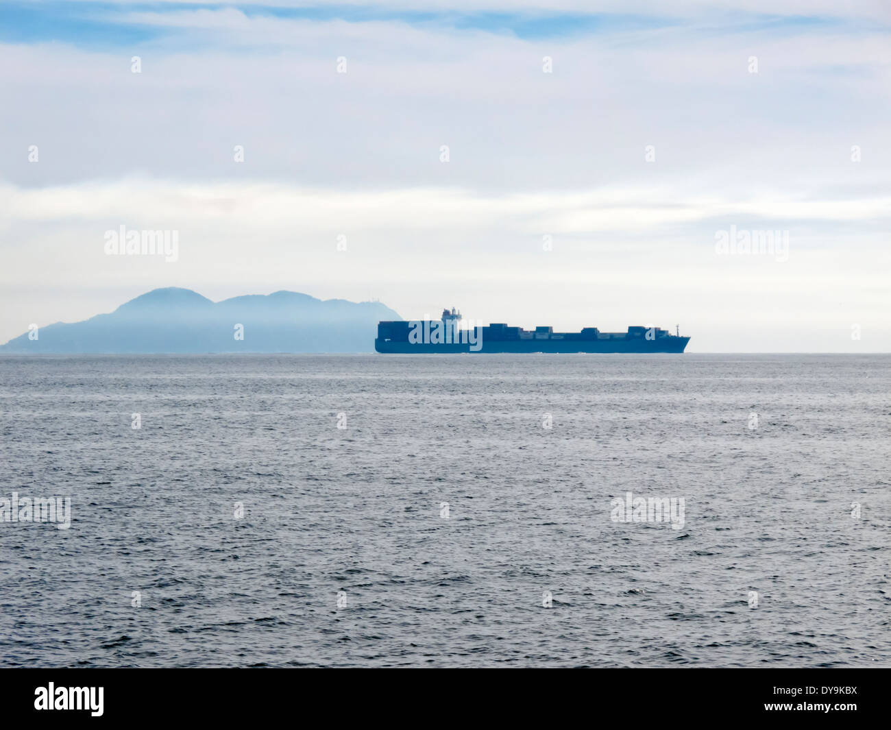 Nave porta-container Foto Stock