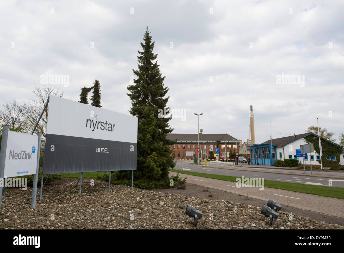 Ingresso Budel impianto di zinco di Nyrstar in Budel nei Paesi Bassi Foto Stock
