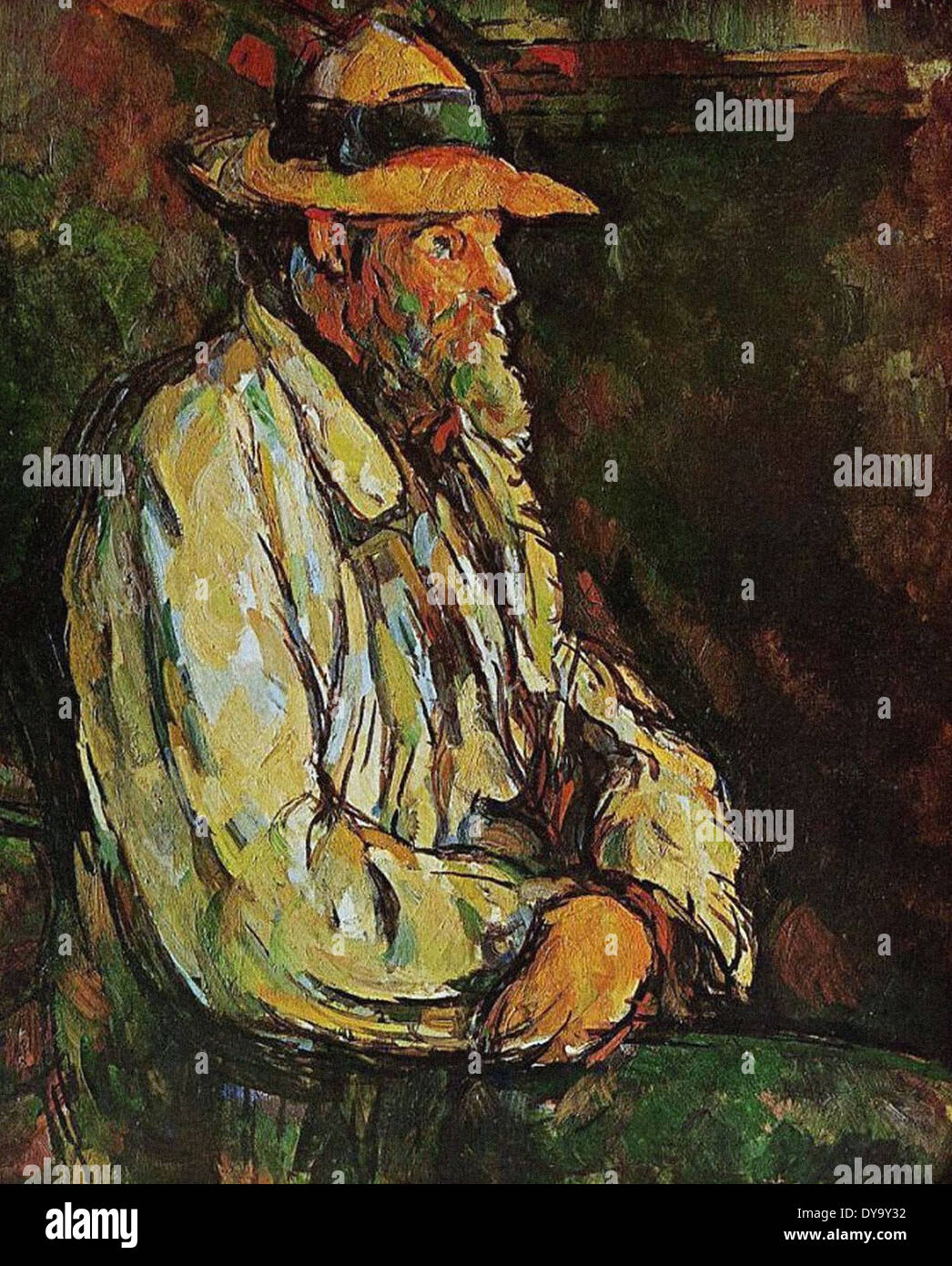 Paul Cezanne Ritratto di Vallier Foto Stock