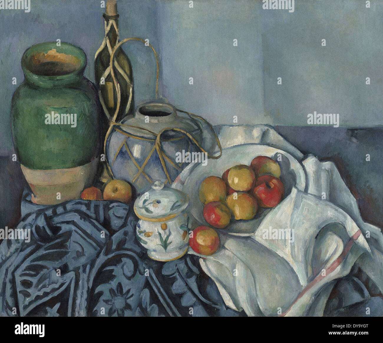 Paul Cézanne ancora vita con le mele 3 Foto Stock