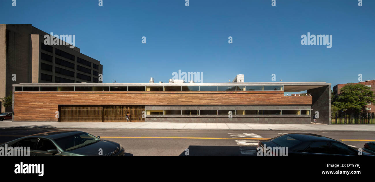 Weeksville Heritage Center di New York - Brooklyn, Stati Uniti. Architetto: Caples Jefferson architetti, 2013. Panoramica el anteriore Foto Stock