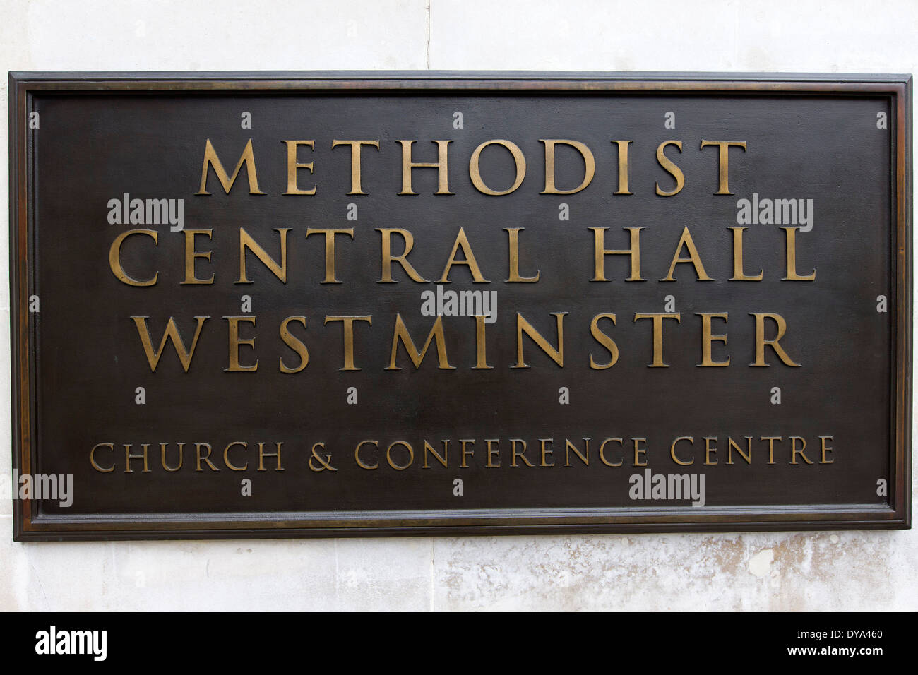 Regno Unito, Londra : Methodist Central Hall di Westminster a Londra. La chiesa e il centro conferenze nel centro di Londra. Foto Stock