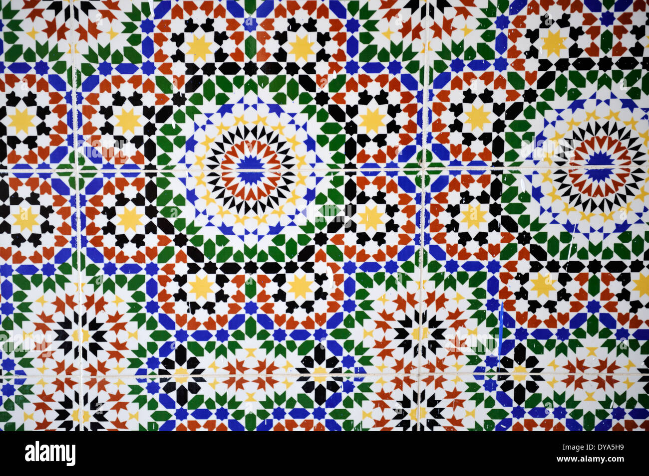 Piastrelle marocchine Foto Stock