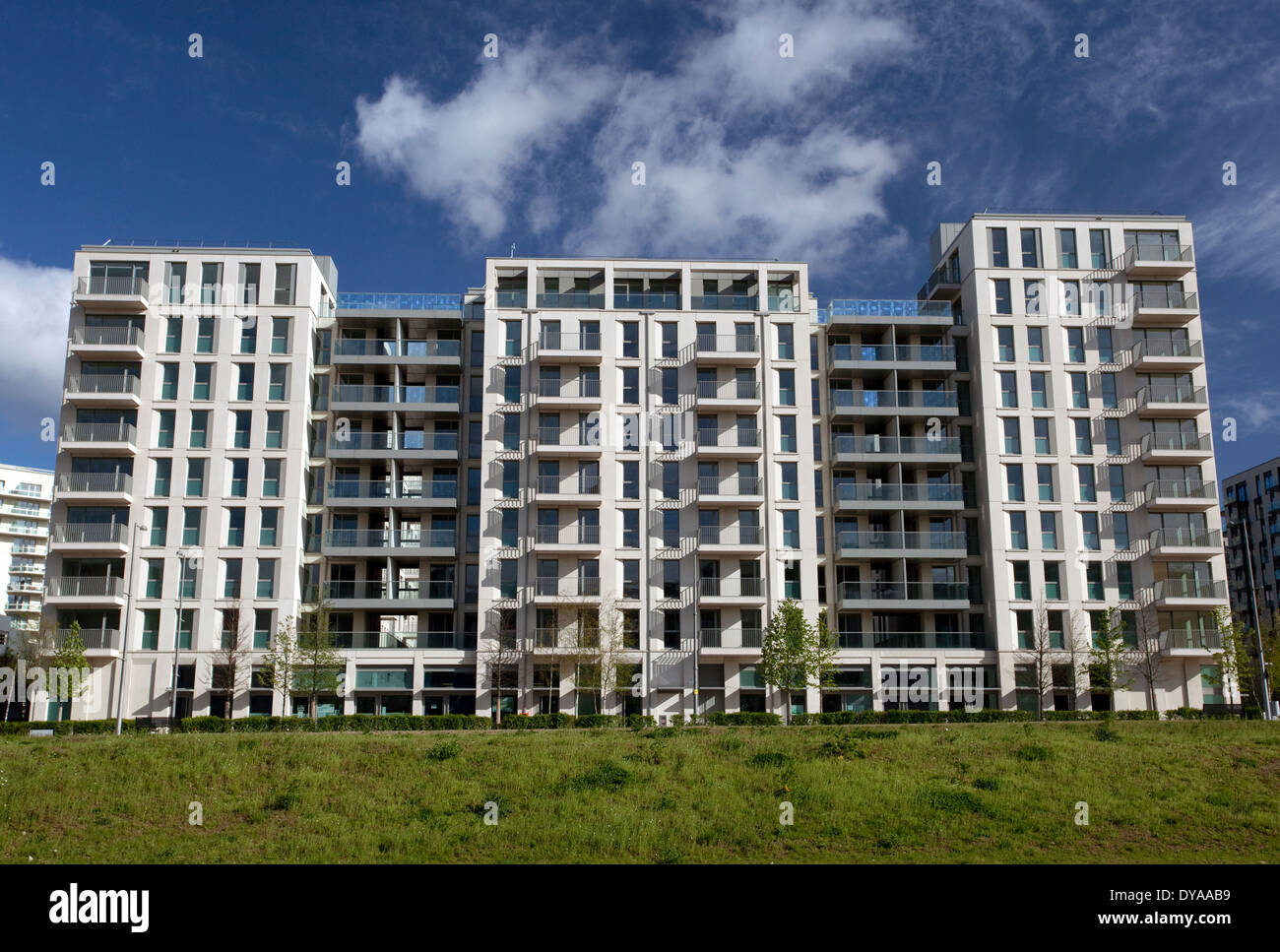 East Village appartamento blocchi (ex Villaggio Olimpico), Stratford, Londra Foto Stock