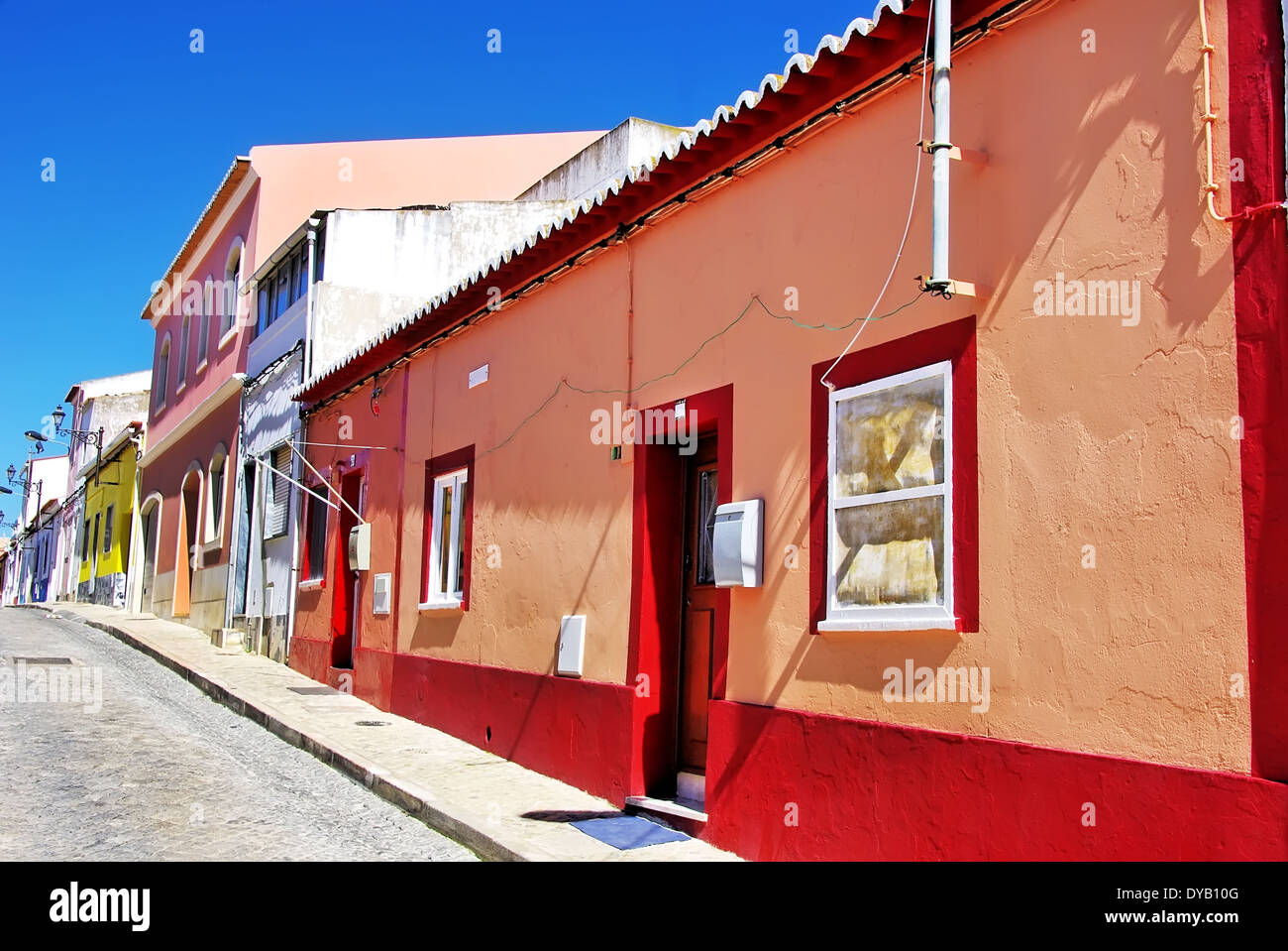 Le case di villaggio in Portogallo Foto Stock