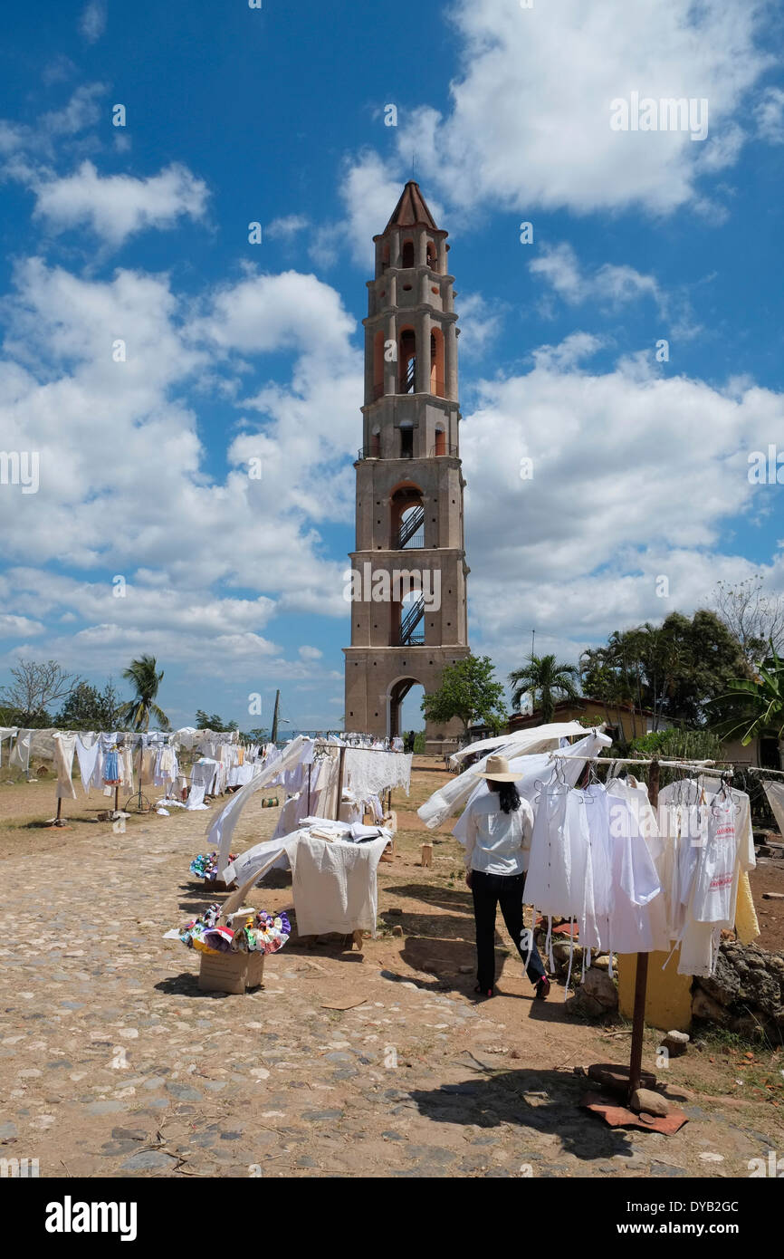 Il Manaca Iznaga Torre. Iznaga, Cuba. Foto Stock