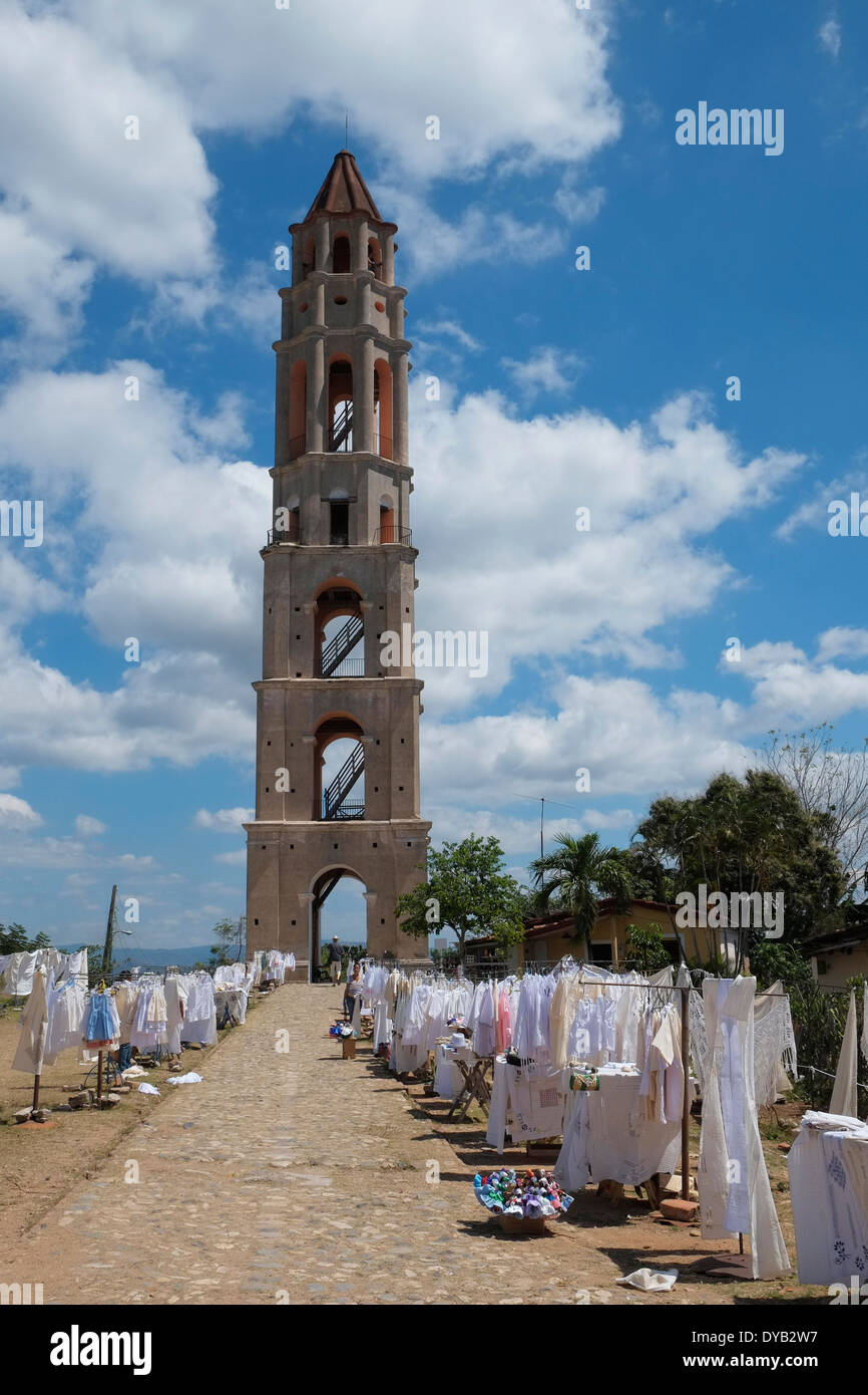 Il Manaca Iznaga Torre. Iznaga, Cuba. Foto Stock