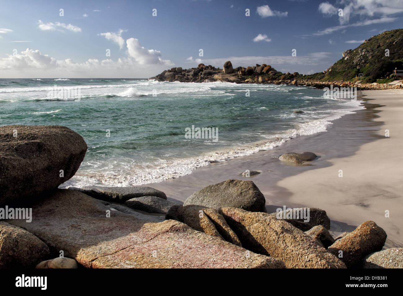Spiaggia di Llandudno, un sobborgo di Cape Town, Sud Africa. Foto Stock