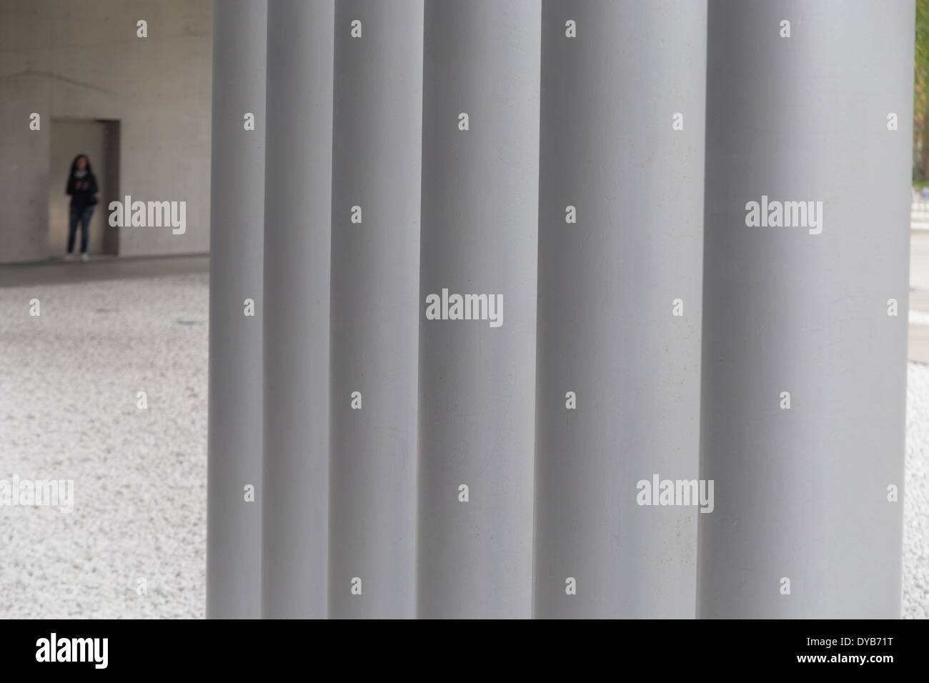 Intorno al MAXXI, il museo di arte del XXI secolo Foto Stock