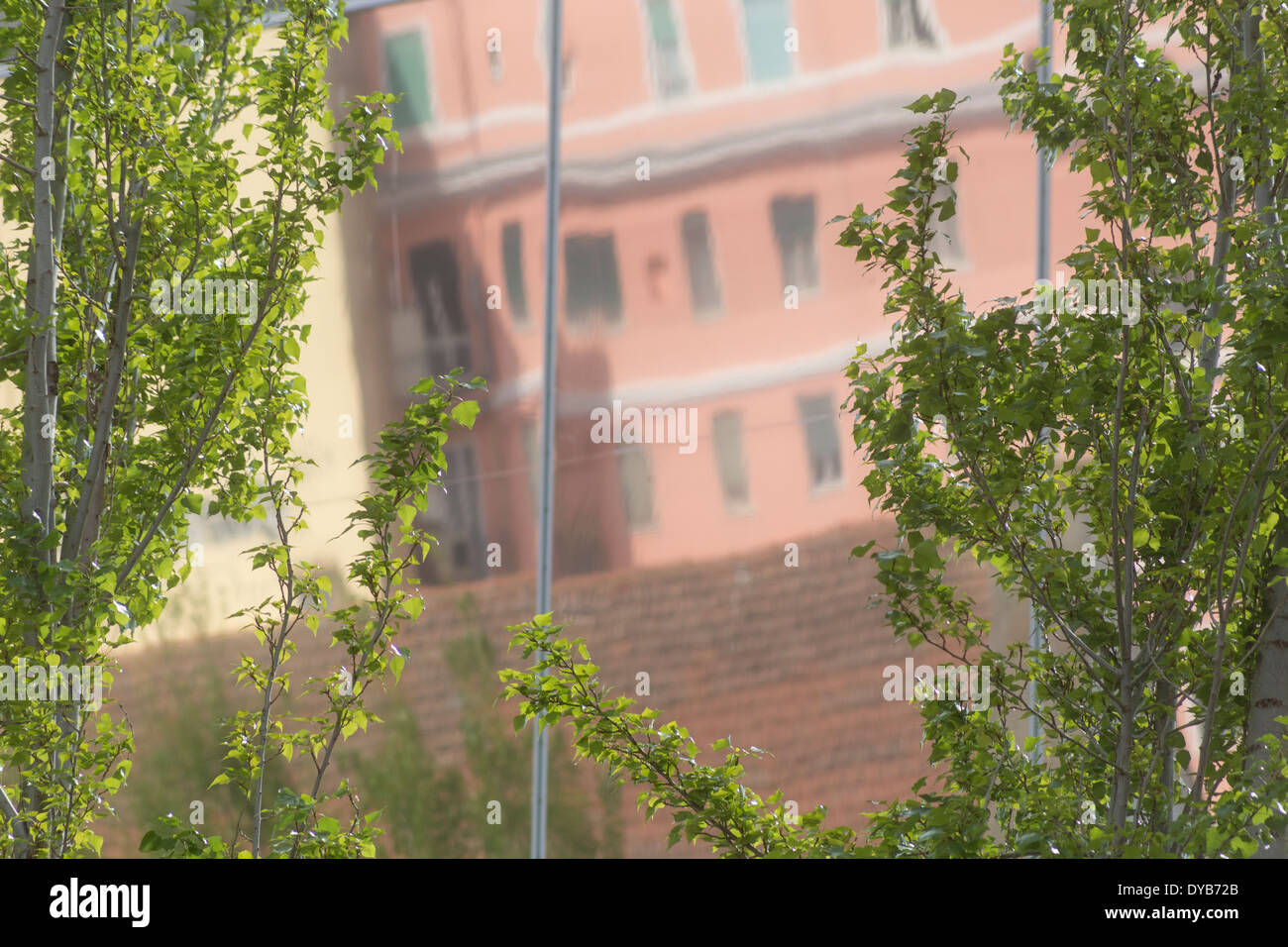 Intorno al MAXXI, il museo di arte del XXI secolo Foto Stock