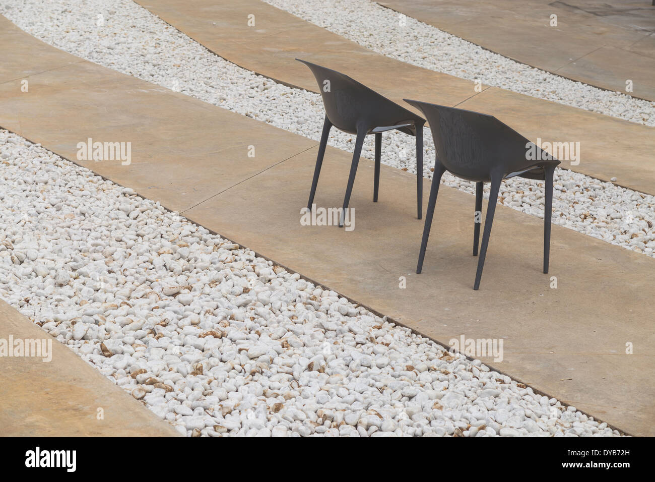 Intorno al MAXXI, il museo di arte del XXI secolo Foto Stock