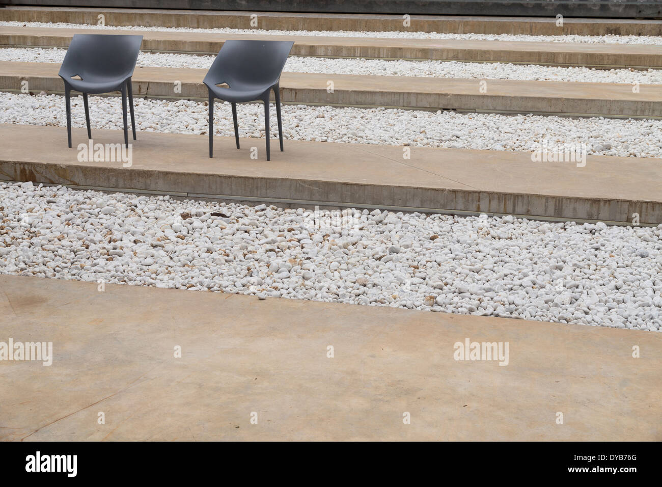 Intorno al MAXXI, il museo di arte del XXI secolo Foto Stock