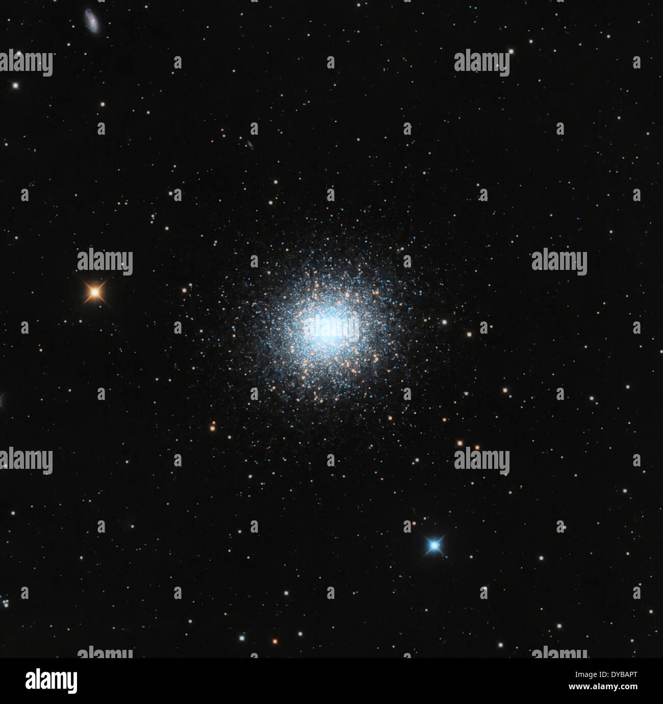 Messier 13, il grande globulare Hercules. Il cluster contiene circa 300.000 stelle. Foto Stock