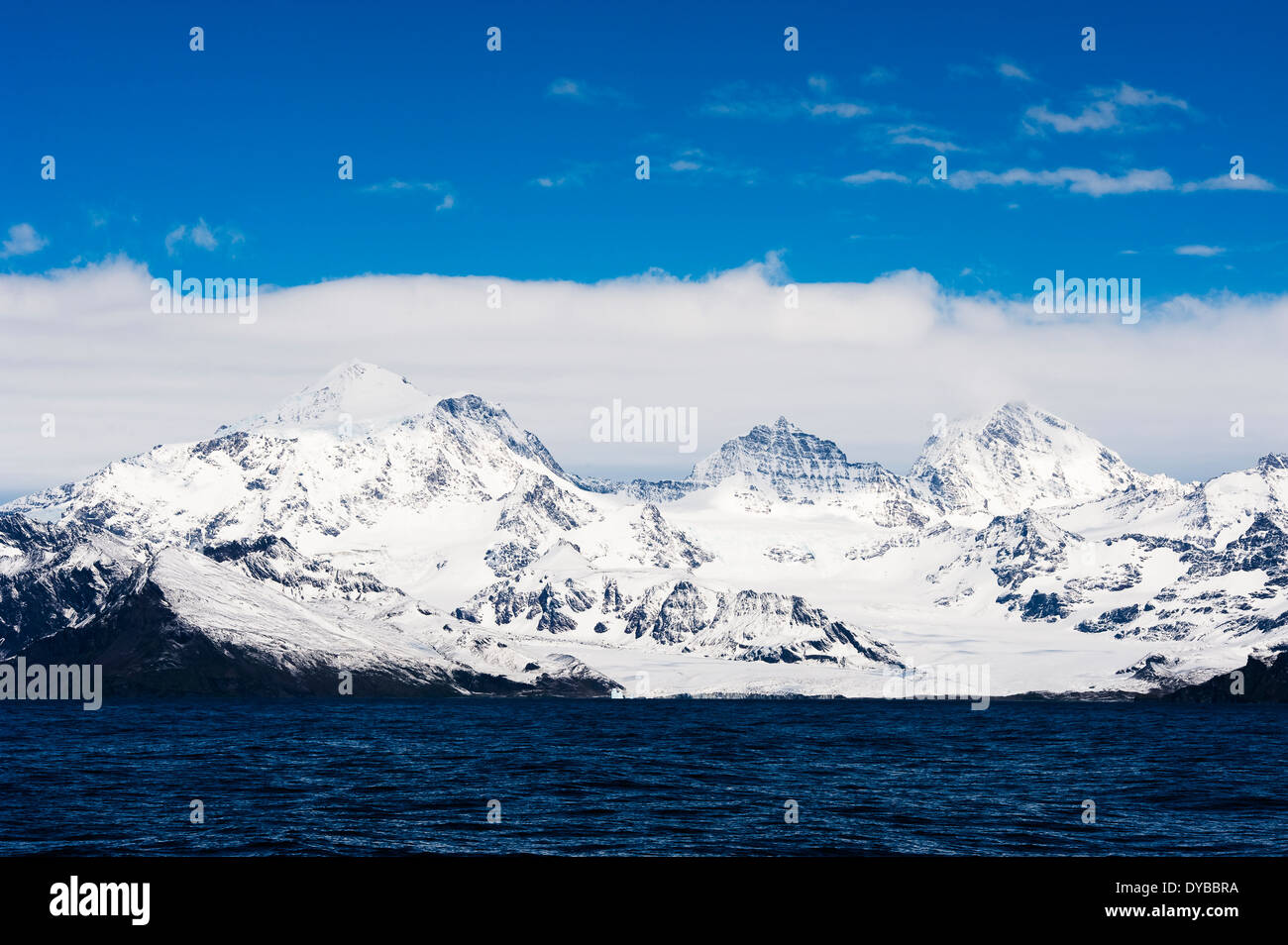 Georgia del sud paesaggio. Foto Stock