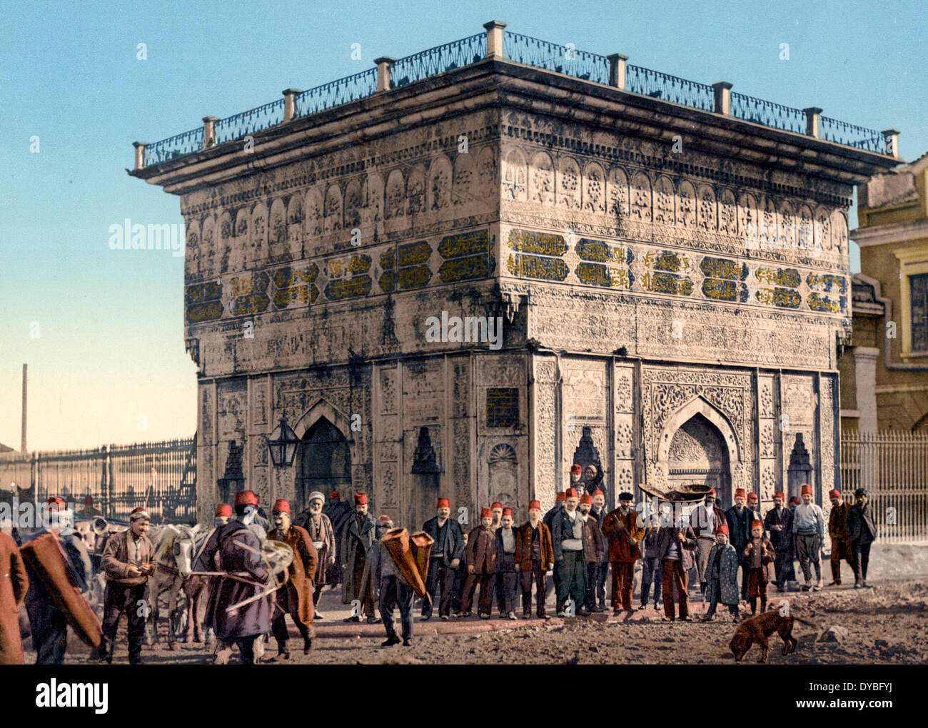 Tophane Fountain, Costantinopoli, Turchia, circa 1900 Foto Stock