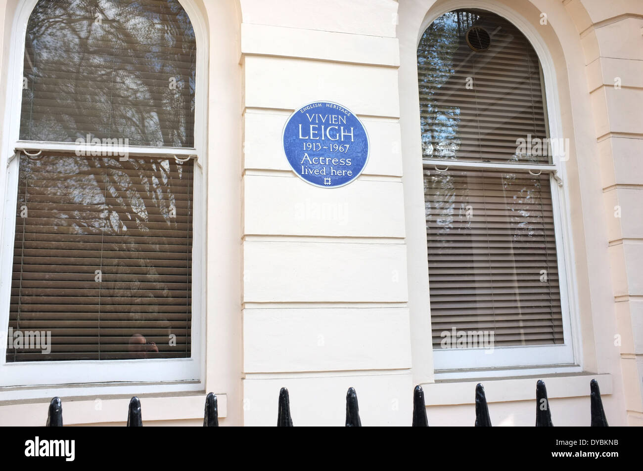 Vivien Leigh attrice visse qui EATON SQUARE London SW1 uk 2014 Foto Stock