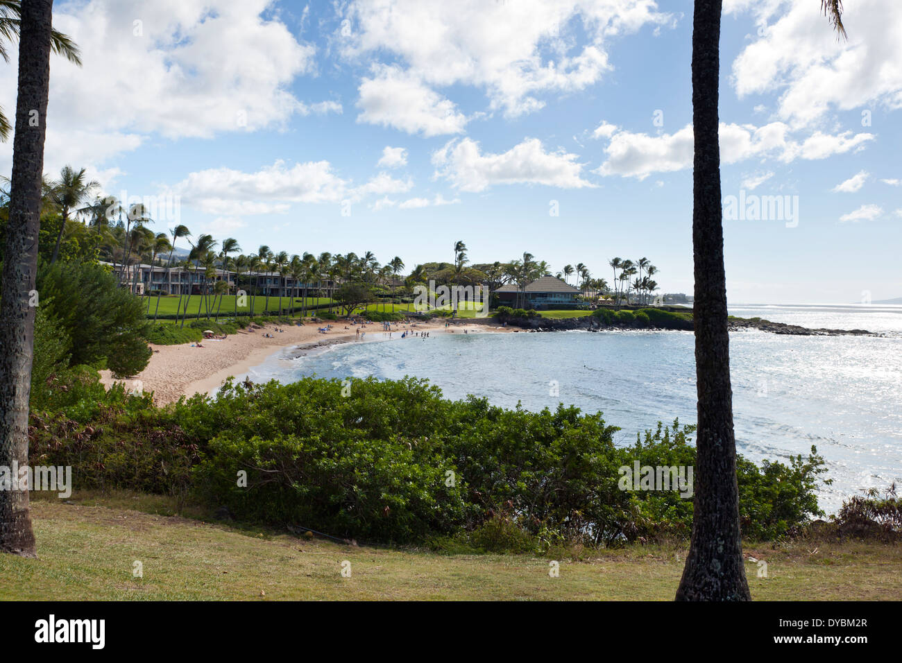 Napili Bay Beach in Maui, Hawaii. Foto Stock